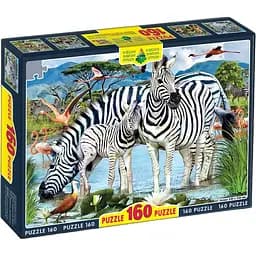 Пазл Київська фабрика іграшок Зебры 160 элементов
