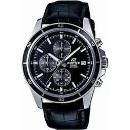 Годинники наручні Casio Edifice EFR-526L-1AVUEF для чоловіків на шкіряному ремінці