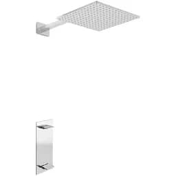 Душевая система Kohlman Excelent 35 chrome + BOX скрытого монтажа KPL-QW227HQ35, Хром