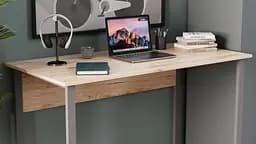 Компьютерный стол Ferrum-decor Курт 75x140x70 серый ДСП Дуб Сан-Марино 16мм (FRD-101880)