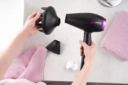Фен Violet PRO HD-Y221PRO , 1750-2100Вт, 2 швидкості, 3 темп.режими, дифузор, чорний ARDESTO teh0017657 - мініатюра 6