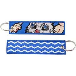 Брелок тканинний Клинок, що розсікає демонів Іноске Хашибіра Demon Slayer Inosuke Hashibira 10 см