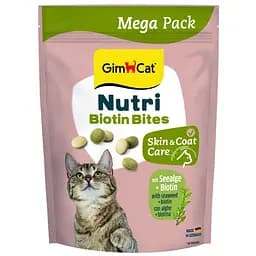 Витамины GimCat NUTRI BIOTIN BITES для кошек для улучшения состояния шерсти и кожи 425 г