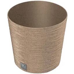 Горщик для квітів Prosperplast Furu Eco Wood з вкладкою 9 л бежевий (57185-4665)