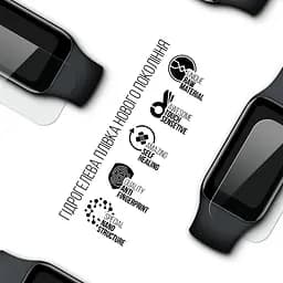 Гідрогелева плівка на годинники ArmorStandart Xiaomi Redmi Smart Band 2 Mi Band 8 Active захисна плівка для смарт годинників прозора (ARM69727) - мініатюра 2