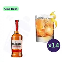 Коктейль Gold Rush (набір інгредієнтів) х14 на основі Wild Turkey