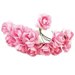 Декоративные розы для творчества Bambi KV-734 пучок 12 штук