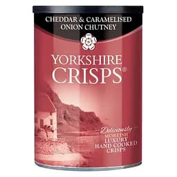 Чипси Yorkshire Crisps з сиром Чеддер та карамелізованою цибулею 100 г