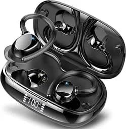 Спортивні бездротові навушники TWS Q61 з кріпленням за вухо і зарядним кейсом