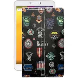 Чохол StatusCASE з екошкіри для планшету Nomi Corsa 3G C070010 Бітлз