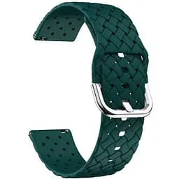 Ремінець Twist для Samsung Gear Sport - темно-зелений ширина кріплення 20мм силікон Watchbands (W32-0WB23876111)