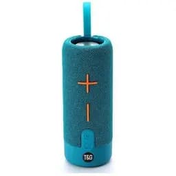 Портативна бездротова Bluetooth-колонка TG-619C з потужним звучанням LED-підсвіткою і ремінцем для перенесення Бірюзовий