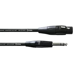 Балансный аудио кабель Cordial Jack 6.3 - XLR Female 3м CIM 3 FV