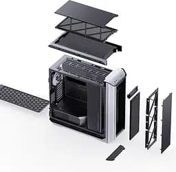 Корпус Jonsbo D500 Silver (D500 Silver) Без БП - мініатюра 9