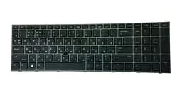 Клавіатура для ноутбука HP Zbook (15U G5) Black з підсвічуванням (Light) (Silver Frame) - мініатюра 2