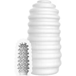 Мастурбатор Hero Ribs (білий)