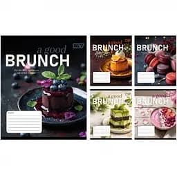 Набір зошитів Yes Brunch А5 18 аркушів у лінію 25 шт. (769099)