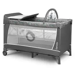 Манеж Lionelo Flower Grey Scandi, сірий (LO-FLOWER GREY SCANDI) - мініатюра 2