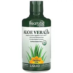 Жидкий алоэ Country Life Real food organics 944 мл