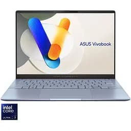 Ноутбук ASUS Vivobook S14 OLED S5406MA з процесором Intel Core Ultra 7 155H pana la 4.8GHz, 14'', WUXGA, OLED, 16GB LPDDR5X RAM, 512GB SSD, Intel Arc графікою, Windows 11 Pro, Mist