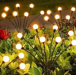 LED - світильники OldBro вуличні на сонячних батареях довжина 70 см 10 світлодіодів 2 шт - мініатюра 7