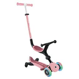 Самокат Globber Go Up Active Lights 360 колеса світяться до 20/50кг від 1 року пастельно-рожевий (749-310) - мініатюра 5