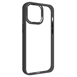 Чехол для Apple iPhone 13 Pro Max, UNIT2, черный, ударопрочный, прозрачный противоударный чехол-накладка из TPU и поликарбоната (PC), с защитными бортиками, защита всего корпуса от ударов и царапин, ArmorStandart (ARM74802)