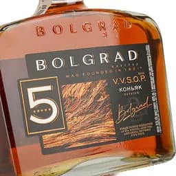 Бренді України Bolgrad VVSOP 5 зірок 40% 0.5 л  - мініатюра 6