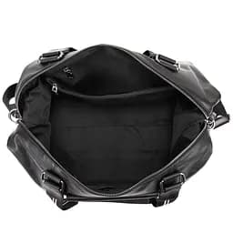 Дорожня шкіряна сумка TIDING BAG A25F-5218A чорна - мініатюра 2