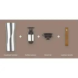 Термокухоль Xiaomi KissKissFish Moka Smart Coffee розумний із заварником білий - мініатюра 5