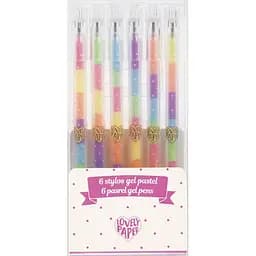 Набір пастельних гелевих ручок Djeco 6 шт. (DD03758)
