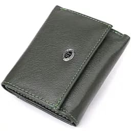 Жіночий мініатюрний гаманець із натуральної шкіри ST Leather 23083 зелений