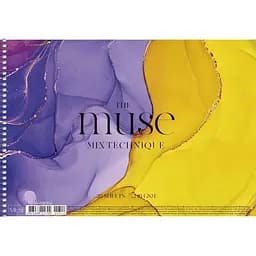 Альбом для змішаних технік малювання Школярик A4 спіраль 20 аркушів (PB-SC-020-314-1)