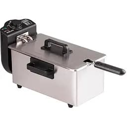 Побутова електрична фритюрниця Sokany на 3.5л захист від перегріву WJ-800 з кришкою та знімною чашею 2000Вт