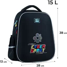 Рюкзак GoPack Education напівкаркасний GO24-165M-5 Cyber Sport - мініатюра 3