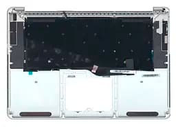 Клавіатура для ноутбука Apple MacBook Pro (A1398) Black, (Silver TopCase), RU (горизонтальний ентер) - мініатюра 2