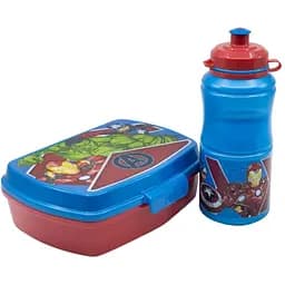 Дитячий набір в подарунковій упаковці (пляшка для води та ланч-бокс) Stor Avengers (74173)