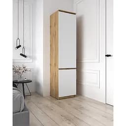 Пенал со штангой Moreli T-218 500x2117x498 мм Дуб сонома/Белый (mo-t218-sonoma-white)