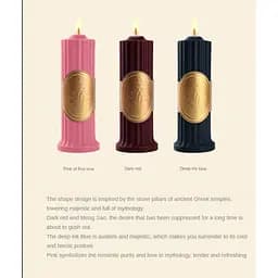 Свічка низькотемпературна UPKO Low temperature wax candle 150 г - мініатюра 4