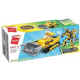 Дитячий конструктор Будтехніка Qman 1417 у коробці Savage Bulldozer