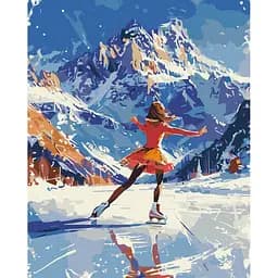 Картина за номерами на підрамнику Brushme Танок на льоду