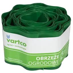 Бордюрна стрічка VARTCO 9 м х 10 см зелений БОРЛ0001