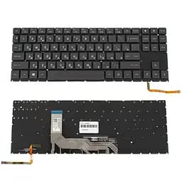 Клавіатура для ноутбука HP (Omen: 15-EK series) rus, black, без фрейму, підсвічування клавіш