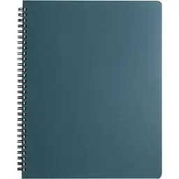 Книга записная Buromax Office в клеточку А4 спираль серая 96 листов (BM.24451150-09)