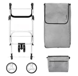 Сумка-візок ShoppingCruiser 3 Wheels 72 Grey (604362) - мініатюра 4