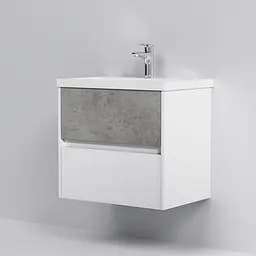 Тумба підвісна AM.P GEM S 60 см з умивальником (M91-FHX0602-WC0602BF38) - мініатюра 4