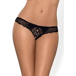 Сексуальные стринги Obsessive Miamor L/XL чёрный