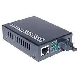 Медиаконвертер Merlion 10/100Base-TX to 100Base-F 1310нм, SM, SC/RJ-45, 25 км + БП (HTB-3100A / 1310_WDM)