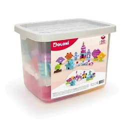 Конструктор Набір для дівчаток, 343 деталі, у контейнері для зберігання, Фламінго, 013999/02