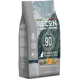Сухий корм для стерилізованих котів Necon Natural Wellness Sterilized індичка та рис 1.5 кг